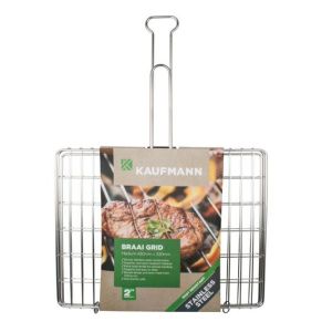 Kaufmann – Stainless Steel Box Braai Grid- Medium Kaufmann – Stainless Steel Box Braai Grid- Medium