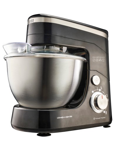Russell Hobbs – 600W Mix-Art Black Stand Bowl Mixer Russell Hobbs – 600W Mix-Art Black Stand Bowl Mixer