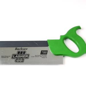 Lasher – Backsaw With Polypropylene Handle 250mm X 13 Points Lasher – Backsaw With Polypropylene Handle 250mm X 13 Points