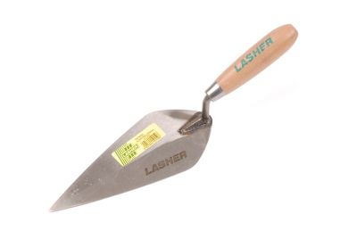 Lasher Tools – Pointing Trowel With Wooden Handle – 200Mm Lasher Tools – Pointing Trowel With Wooden Handle – 200Mm