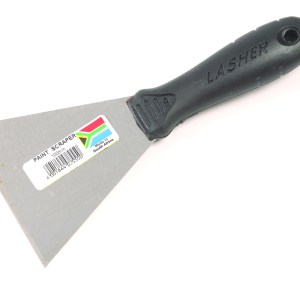Lasher – Paint Scraper With Polypropylene Handle – 100mm Lasher – Paint Scraper With Polypropylene Handle – 100mm