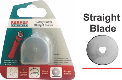 Parrot Craft Rotary 28mm Straight Blades Refill Pack Parrot Craft Rotary 28mm Straight Blades Refill Pack