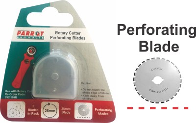 Parrot Craft Rotary 28mm Perforating Blades Refill Pack Parrot Craft Rotary 28mm Perforating Blades Refill Pack