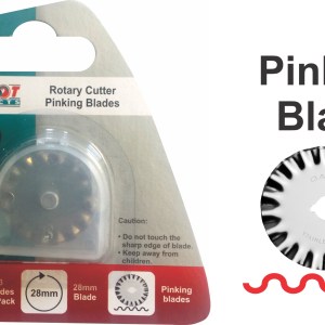 Parrot Craft Rotary 28mm Pinking Blades Refill Pack Parrot Craft Rotary 28mm Pinking Blades Refill Pack