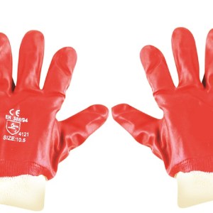 Fragram – Glove PVC Red Knit Wrist Fragram – Glove PVC Red Knit Wrist
