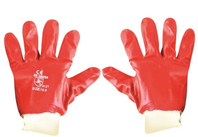 Fragram – Glove PVC Red Knit Wrist Fragram – Glove PVC Red Knit Wrist