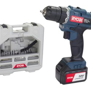Ryobi – 18V Cordless Driver Drill Kit Ryobi – 18V Cordless Driver Drill Kit