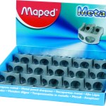 Maped Double Hole Metal Pencil Sharpeners – Box of 20 Maped Double Hole Metal Pencil Sharpeners – Box of 20