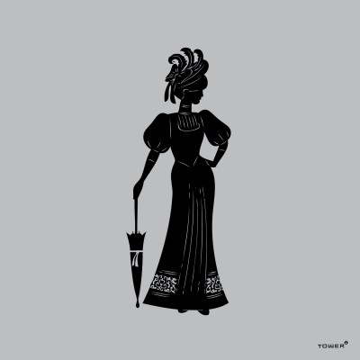 Tower Aluminium Anodised Victorian 1 Sign – Ladies Toilet Tower Aluminium Anodised Victorian 1 Sign – Ladies Toilet