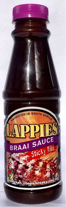 Lappies Braai Sauce – Sticky Rib – 500ml Lappies Braai Sauce – Sticky Rib – 500ml