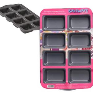 Bakeware – Loaf Pan Mini Non-Stick – 8 Cup Bakeware – Loaf Pan Mini Non-Stick – 8 Cup