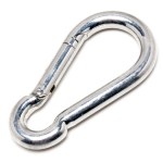 Shackle Spring Link Nickle Plated 4mmx40mm Shackle Spring Link Nickle Plated 4mmx40mm