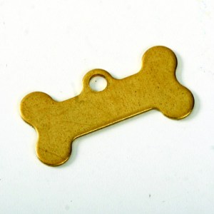 Key Tag Doggy Bone Solid Brass Key Tag Doggy Bone Solid Brass