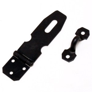 Hasp+Staple Black Japan Light 55mm Hasp+Staple Black Japan Light 55mm