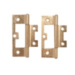 Hinge Flush/Sinkless Brass Plated 40mm Hinge Flush/Sinkless Brass Plated 40mm