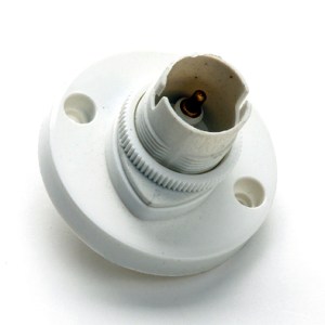 Batten Holder Nylon White 50mm BC Batten Holder Nylon White 50mm BC