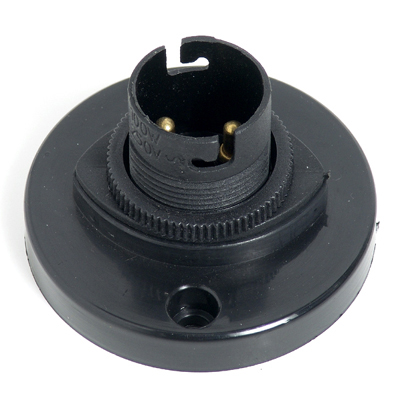 Batten Holder Nylon Black 50mm BC Batten Holder Nylon Black 50mm BC