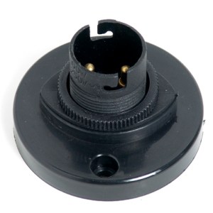 Batten Holder Nylon Black 50mm BC Batten Holder Nylon Black 50mm BC