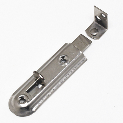 Cupboard Bolt Flush Nickel Plate #123 Nickle Plated Cupboard Bolt Flush Nickel Plate #123 Nickle Plated