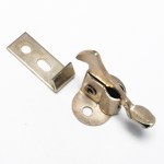 Catch Elbow With Stop Brass Plated Catch Elbow With Stop Brass Plated