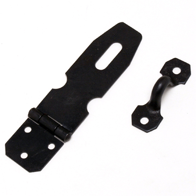 Hasp+Staple Black Japan Light 75mm Hasp+Staple Black Japan Light 75mm