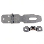 Hasp+Staple Galvanised Light 75mm Hasp+Staple Galvanised Light 75mm