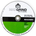 Disc Cutting Mason 115X3.0X22mm Maxgrind Disc Cutting Mason 115X3.0X22mm Maxgrind