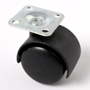 Castor Furn.Nyl.Twin Whl.40X41 Plt.38X38 Castor Furn.Nyl.Twin Whl.40X41 Plt.38X38