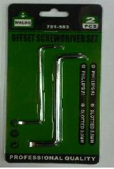 Screwdriver Set-Offset-2Pc 4 Sizes Waldo Screwdriver Set-Offset-2Pc 4 Sizes Waldo