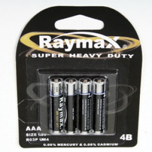Battery Raymax Super H/D Aaa Card-4 Battery Raymax Super H/D Aaa Card-4