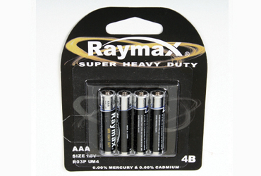 Battery Raymax Super H/D Aaa Card-4 Battery Raymax Super H/D Aaa Card-4