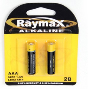 Battery Raymax Alkaline AAA Card-2 Battery Raymax Alkaline AAA Card-2