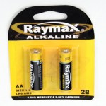 Battery Raymax Alkaline Aa Card-2 Battery Raymax Alkaline Aa Card-2