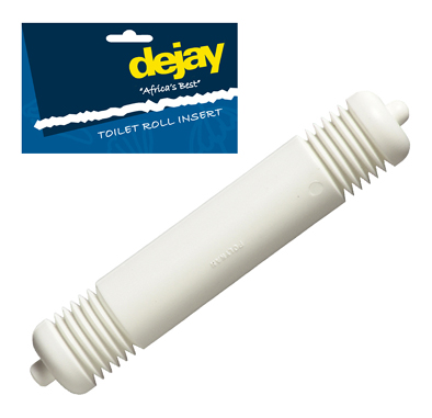 Toilet Roll Holder-Insert-Plastic White Toilet Roll Holder-Insert-Plastic White