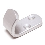 Wardrobe Hook Aluminium Sq Design H057 Wardrobe Hook Aluminium Sq Design H057