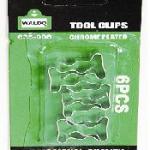 Tool Clip 19mm – Nickle Plated Waldo (6/Card) Tool Clip 19mm – Nickle Plated Waldo (6/Card)