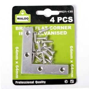 Brace Flat Corner Iron Galv. 75mmx75mm Brace Flat Corner Iron Galv. 75mmx75mm