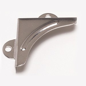 Mirror Corners Nickle Plated 6mmx22mm Small #104 Mirror Corners Nickle Plated 6mmx22mm Small #104