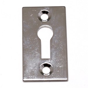 Escutcheon Oblong/Flat Cp 35mmx19mm #91 Escutcheon Oblong/Flat Cp 35mmx19mm #91