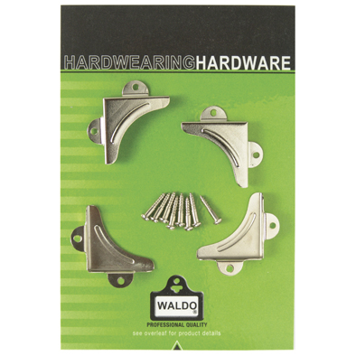 Mirror Corners Nickle Plated 6mmx30mm Large #103 Mirror Corners Nickle Plated 6mmx30mm Large #103