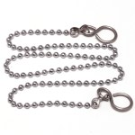 Chain Bath Ball Type 420mm C/W Rings N.P Chain Bath Ball Type 420mm C/W Rings N.P
