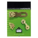 Hasp + Staple Brass Plated Light 75mm Hasp + Staple Brass Plated Light 75mm