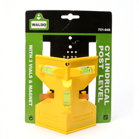 Level Post Cylindrical 3-Vial Mag. Waldo Level Post Cylindrical 3-Vial Mag. Waldo