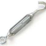 Turnbuckle Hook+ Eye 10mmx190mm Nickle Plated Turnbuckle Hook+ Eye 10mmx190mm Nickle Plated