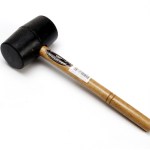 Mallet Rubber 500G Blk.Wood.Hndl.Waldo Mallet Rubber 500G Blk.Wood.Hndl.Waldo