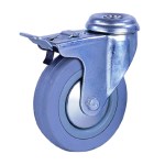 Castor Rubber Grey Swl+Bk. 50X18 Boltfix Castor Rubber Grey Swl+Bk. 50X18 Boltfix