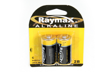 Battery Raymax Alkaline C Card-2 Battery Raymax Alkaline C Card-2