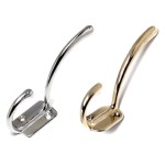 Hat+Coat Hook C.P.Oblong-127mm 2H #398 Hat+Coat Hook C.P.Oblong-127mm 2H #398