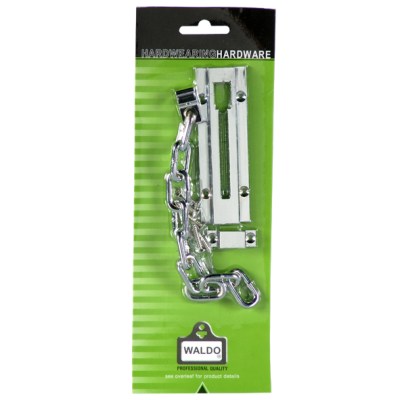 Door Chain Safety 100mm Waldo Chr.Plate Door Chain Safety 100mm Waldo Chr.Plate