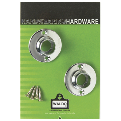 Waldo Bracket 25mm Chrome Plated Flange Waldo Bracket 25mm Chrome Plated Flange